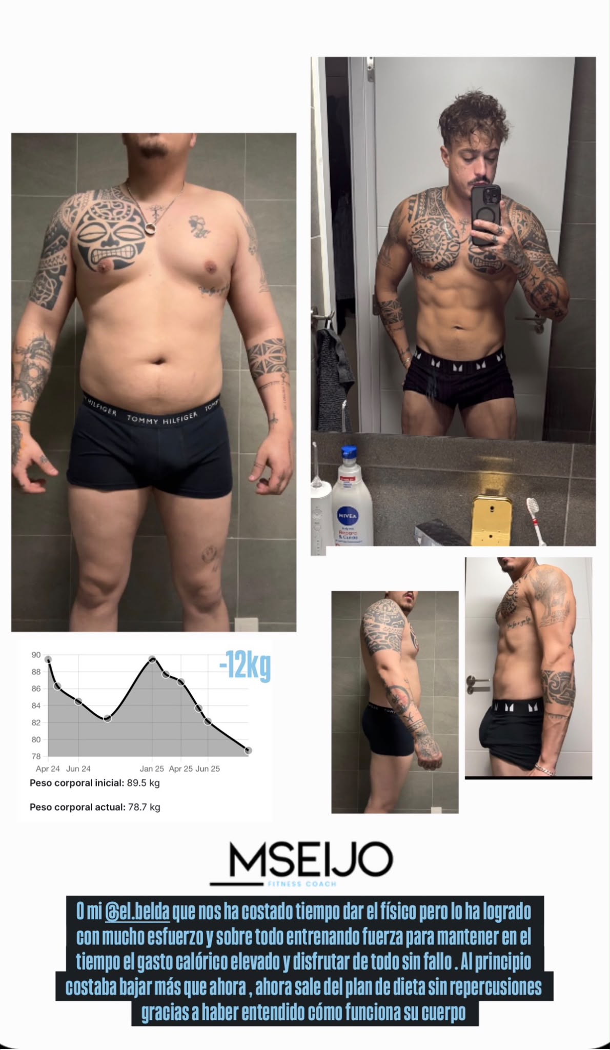 Transformación real -12kg